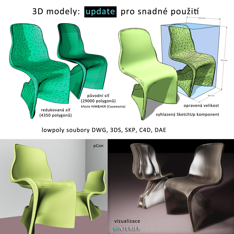 Optimalizace 3D modelů